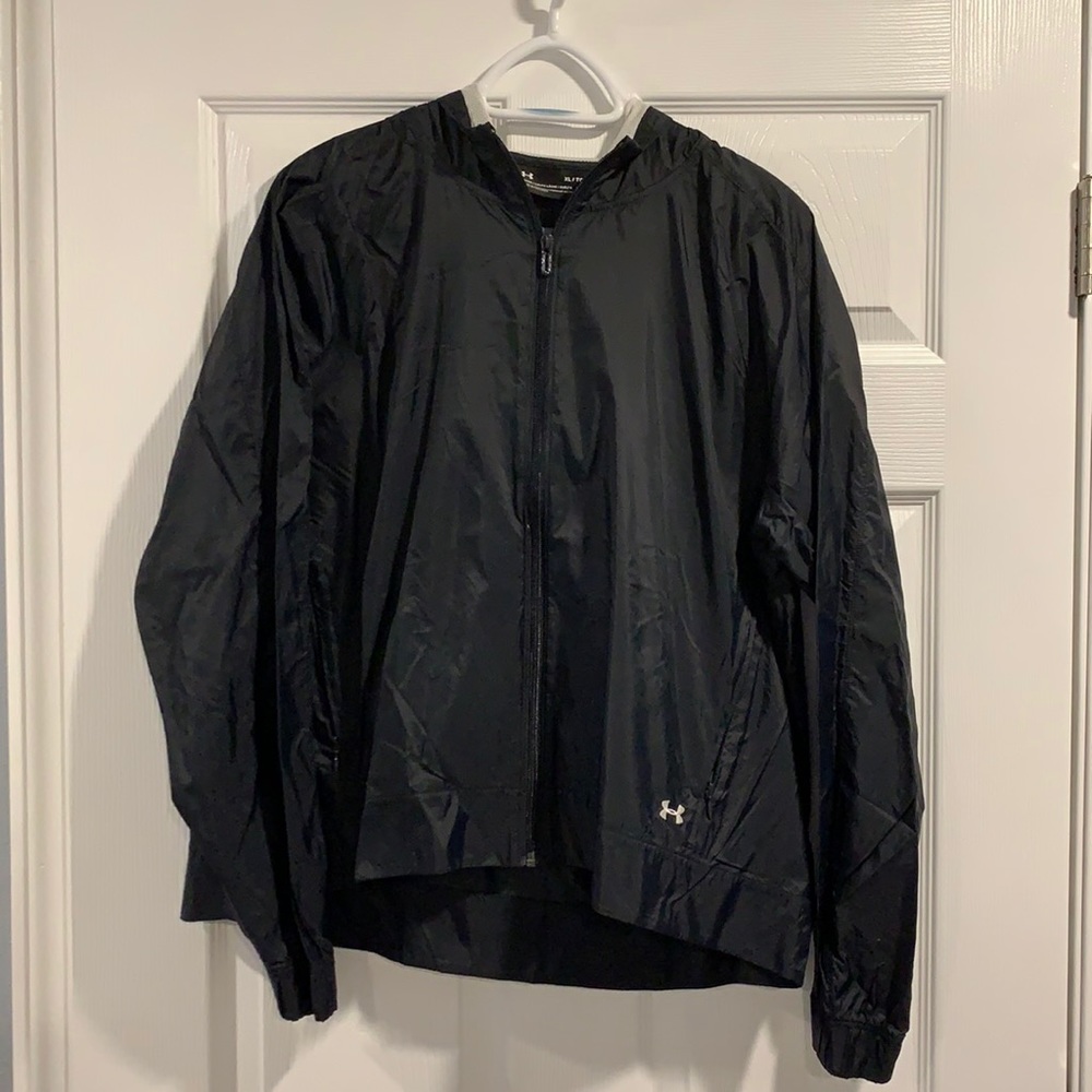 Under armour wind breaker with hood
